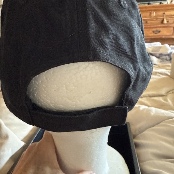 Coca Cola Embroidered Adjustable Cap Hat Black‎ Gray/Red Trim 3987 - Picture 3 of 5